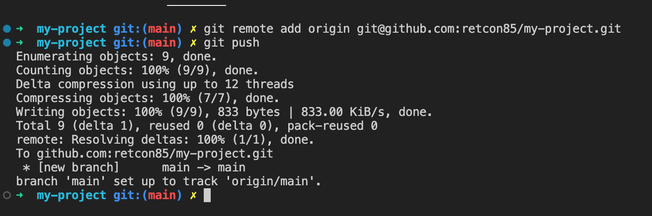 git push